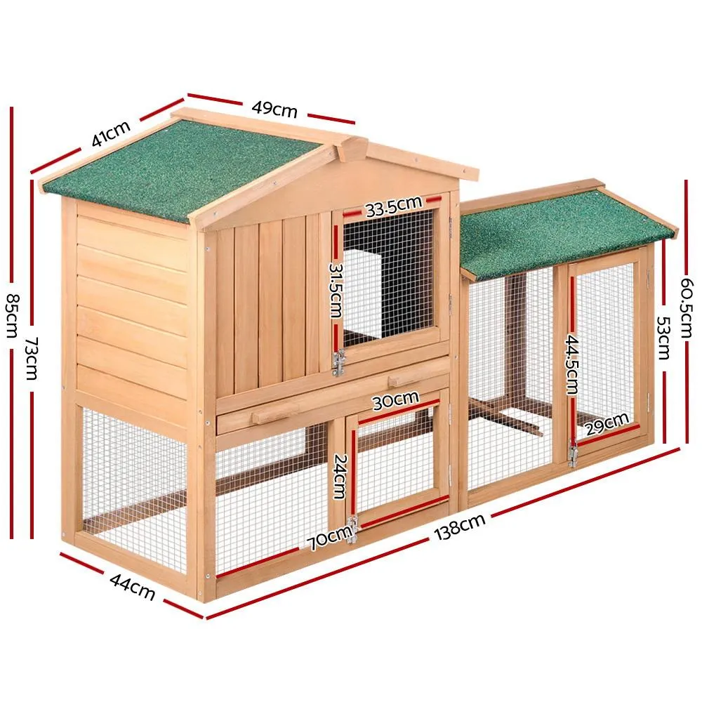 138cm Wide Wooden Pet Coop