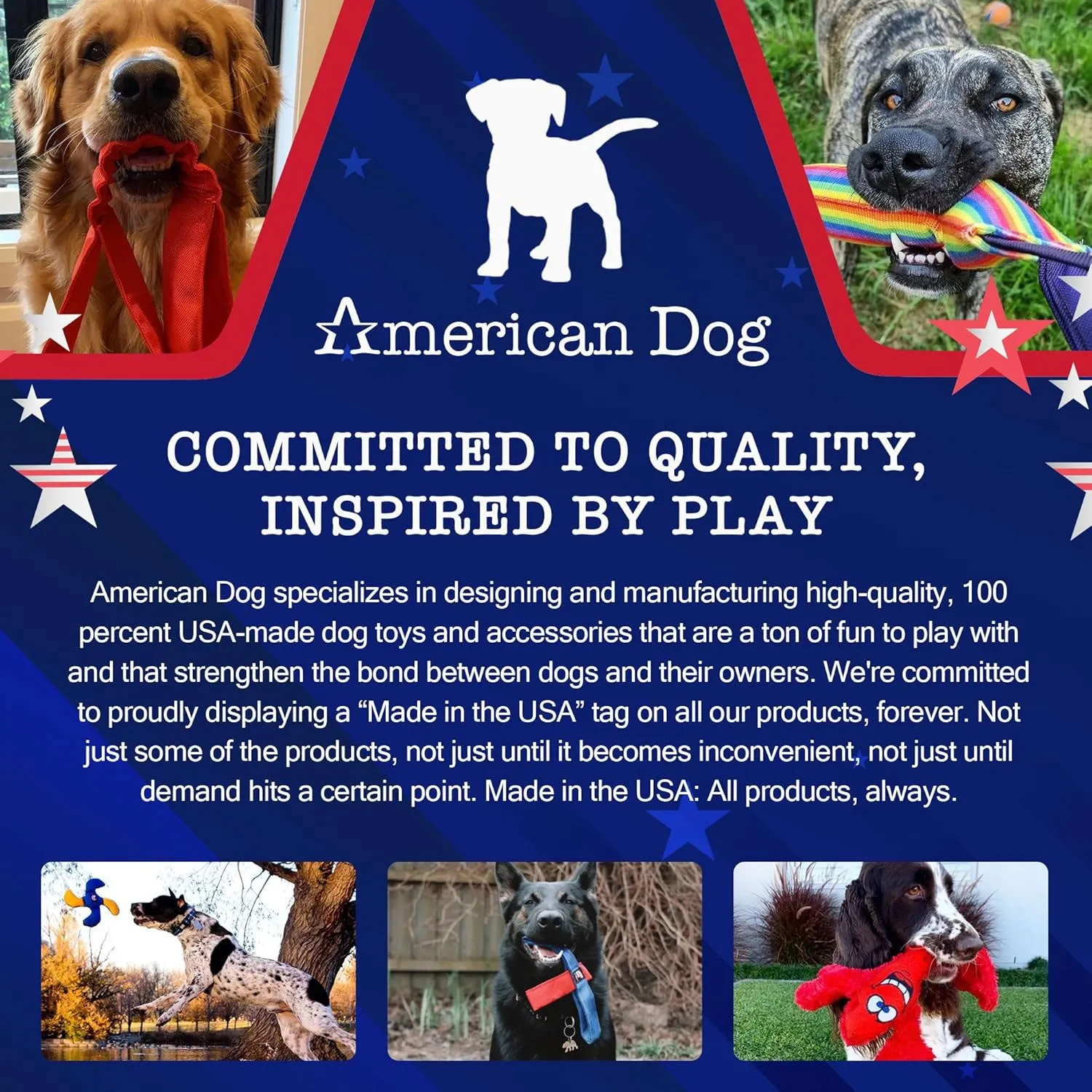 American Dog Run Play Relax Firehouse Tug