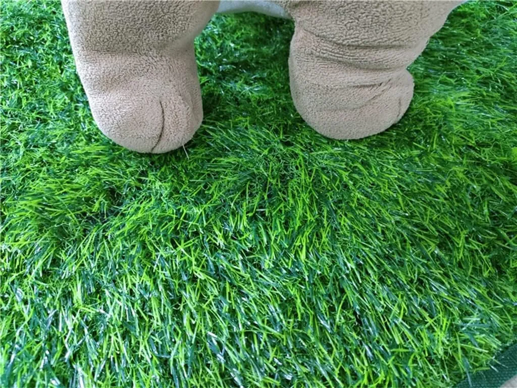 Artificial Grass Turf Tile Artificial Grass for Pets, Indoor Outdoor Dog Potty Training Grass, Waterproof Synthetic Fake Grass for Easy Cleaning (Size : 46x58.5cm)