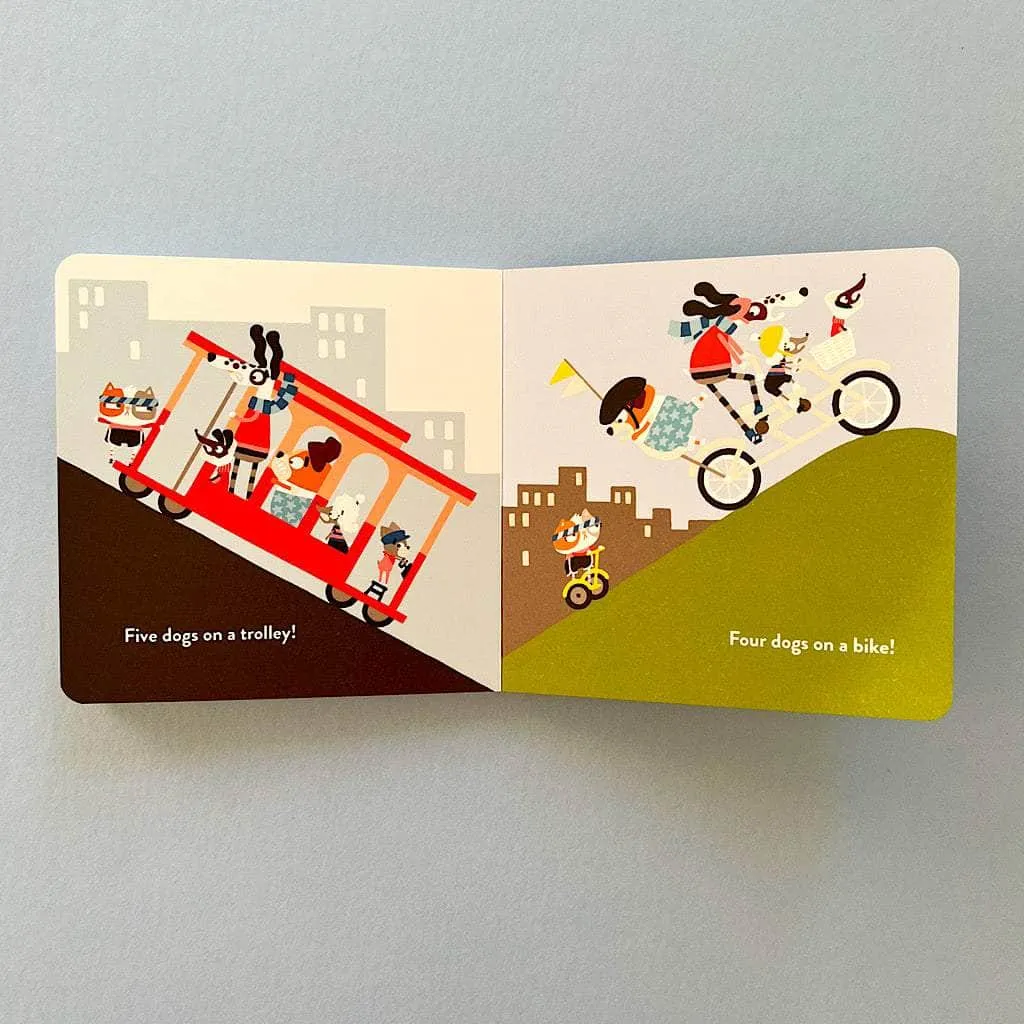 Baby Board Book-Two Dogs on a Trike