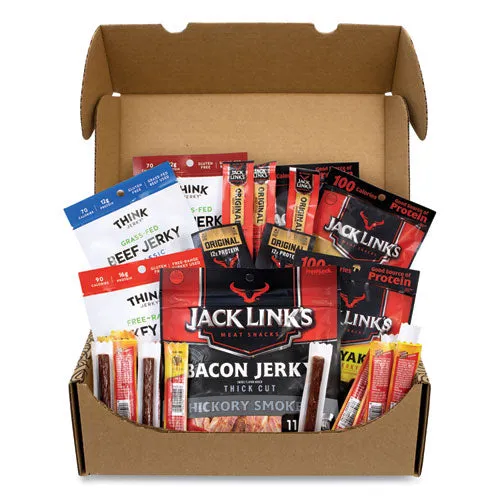 Big Beef Jerky Box, 29 Assorted Snacks, Ships In 1-3 Business Days