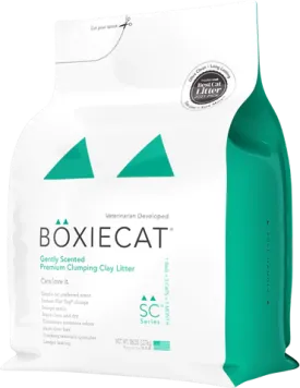 Boxiecat  Gently Scented Premium Clumping Clay Litter 28lb