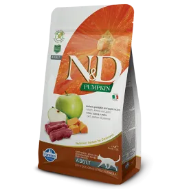 Farmina N&D Pumpkin Feline Venison, Pumpkin & Apple Adult Dry Cat Food