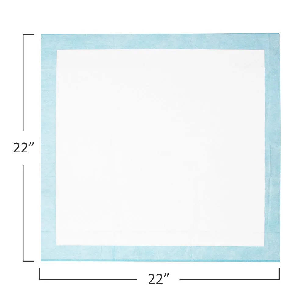 Fluffy Ventures Pet Potty Training Pads - Dog and Puppy, 22" x 22", 100/600/1200 Count, Bulk