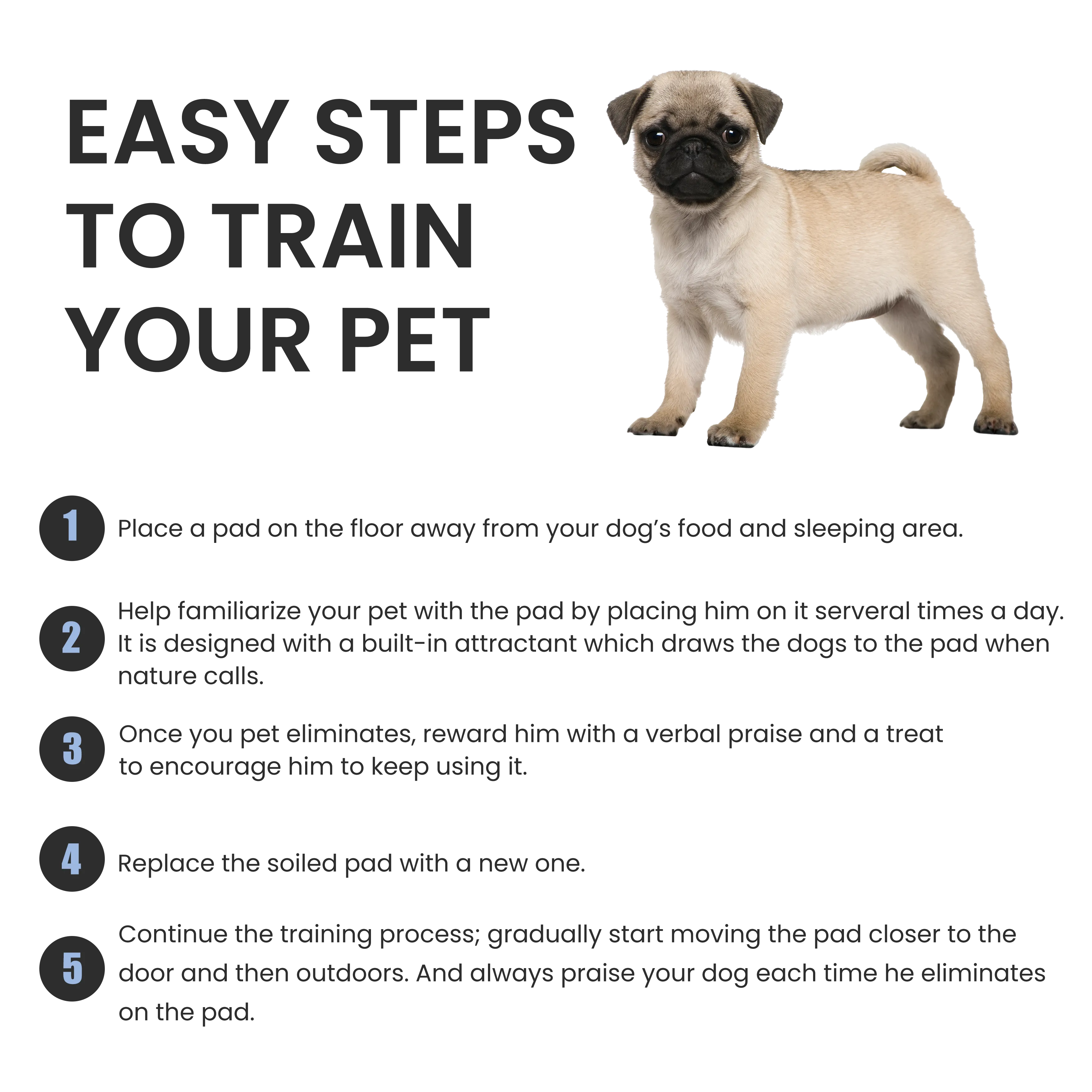 Fluffy Ventures Pet Potty Training Pads - Dog and Puppy, 22" x 22", 100/600/1200 Count, Bulk