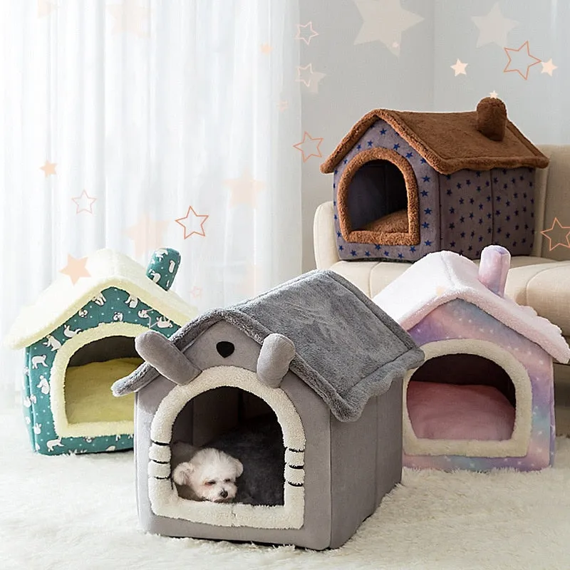 Foldable Pet house kennel bed mat