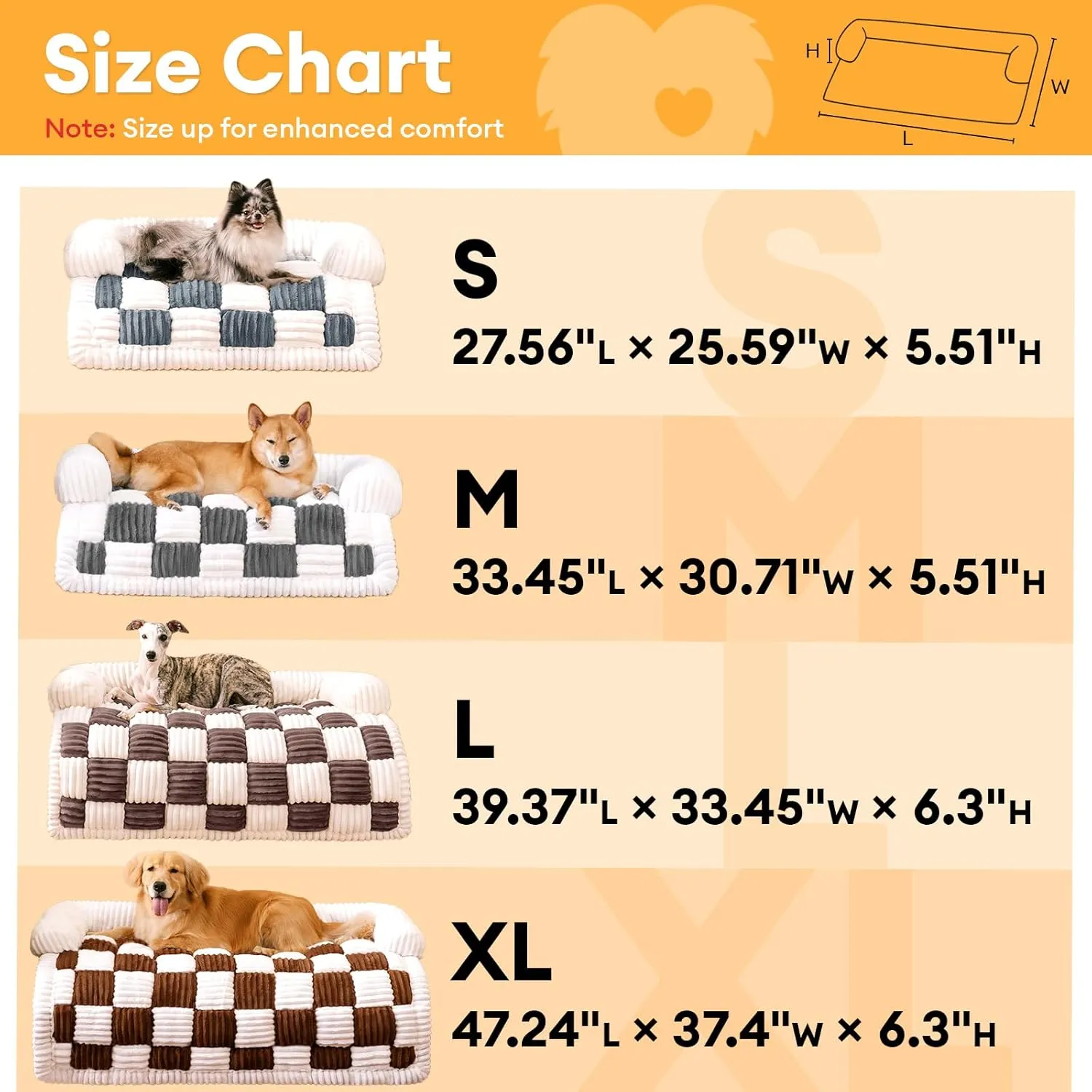 FUNNY FUZZY Pet Couch Covers for Sofa, Large Dog Couch Cover Protector Plush Pet Bed Mat for Furniture Protector, X-Large. Muted Grey