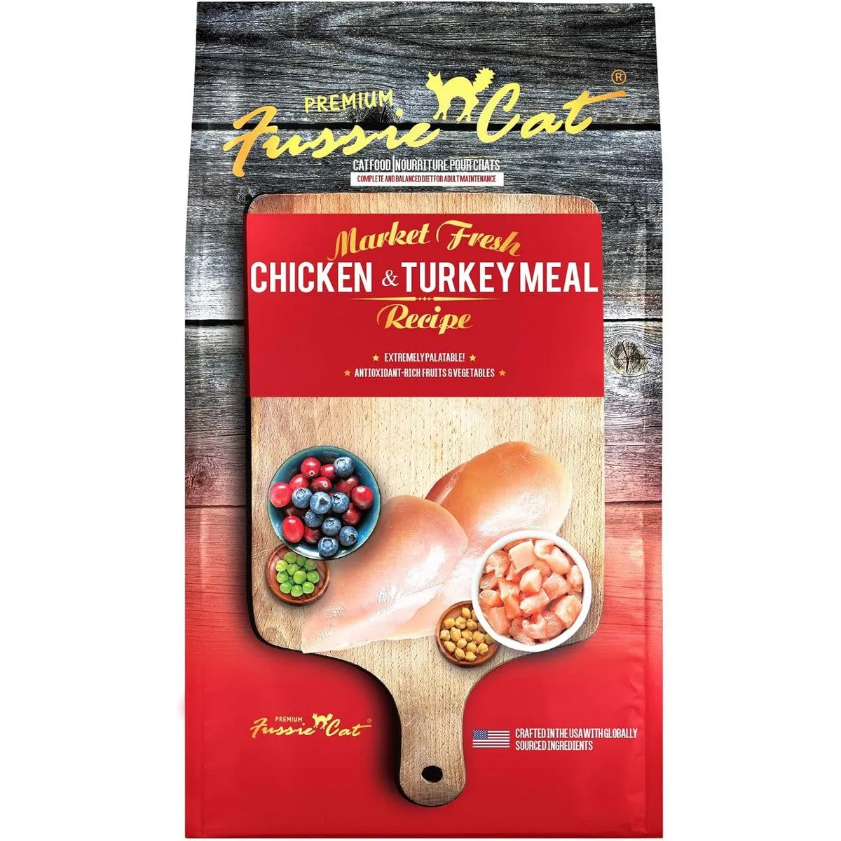 Fussie Cat Chicken & Turkey Dry Cat Food 3.5lb