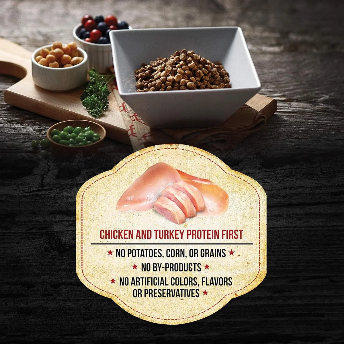 Fussie Cat Chicken & Turkey Dry Cat Food 3.5lb