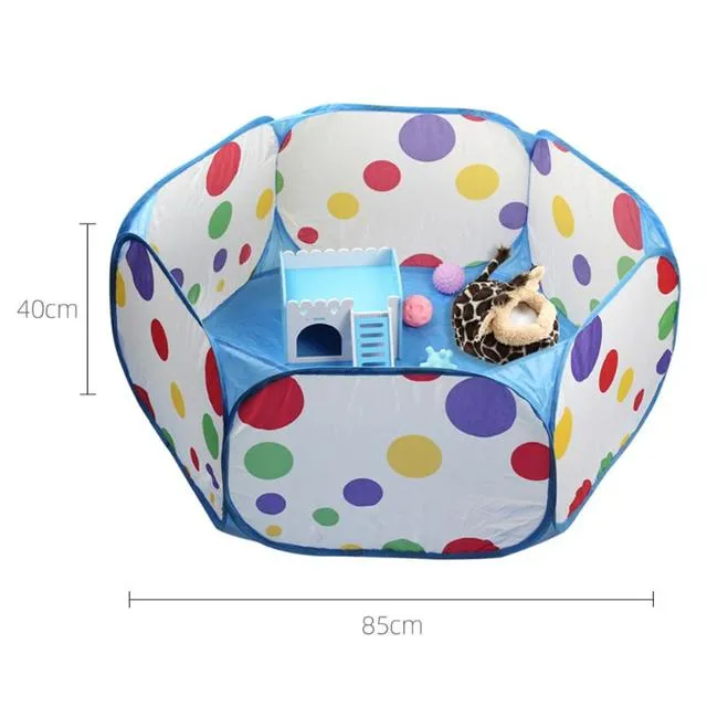Gen 2 Pet Playpen Portable fashion Open Indoor / Outdoor Small Animal Cage Game Playground Fence for Pets