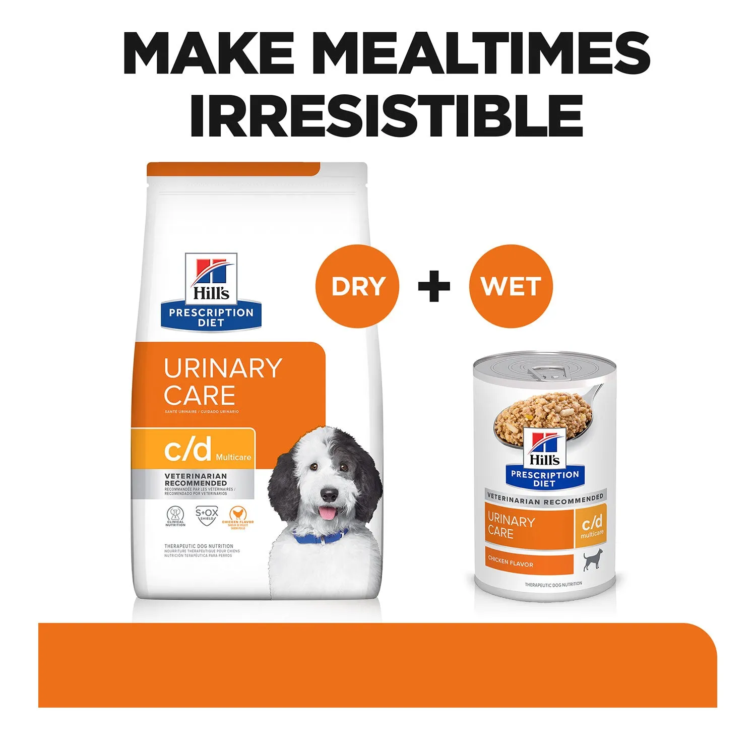 Hill's Prescription Diet C/D Multicare Urinary Care Canned Dog Food 12x370g