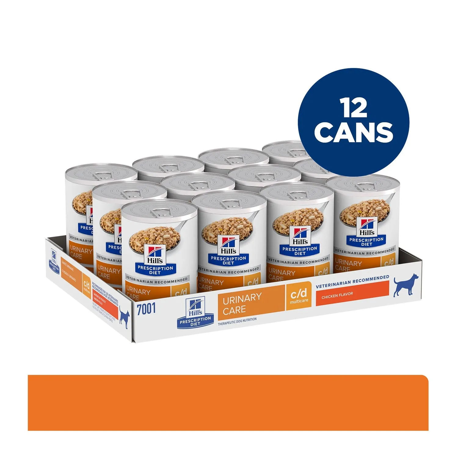 Hill's Prescription Diet C/D Multicare Urinary Care Canned Dog Food 12x370g