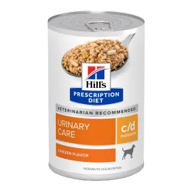 Hill's Prescription Diet C/D Multicare Urinary Care Canned Dog Food 12x370g