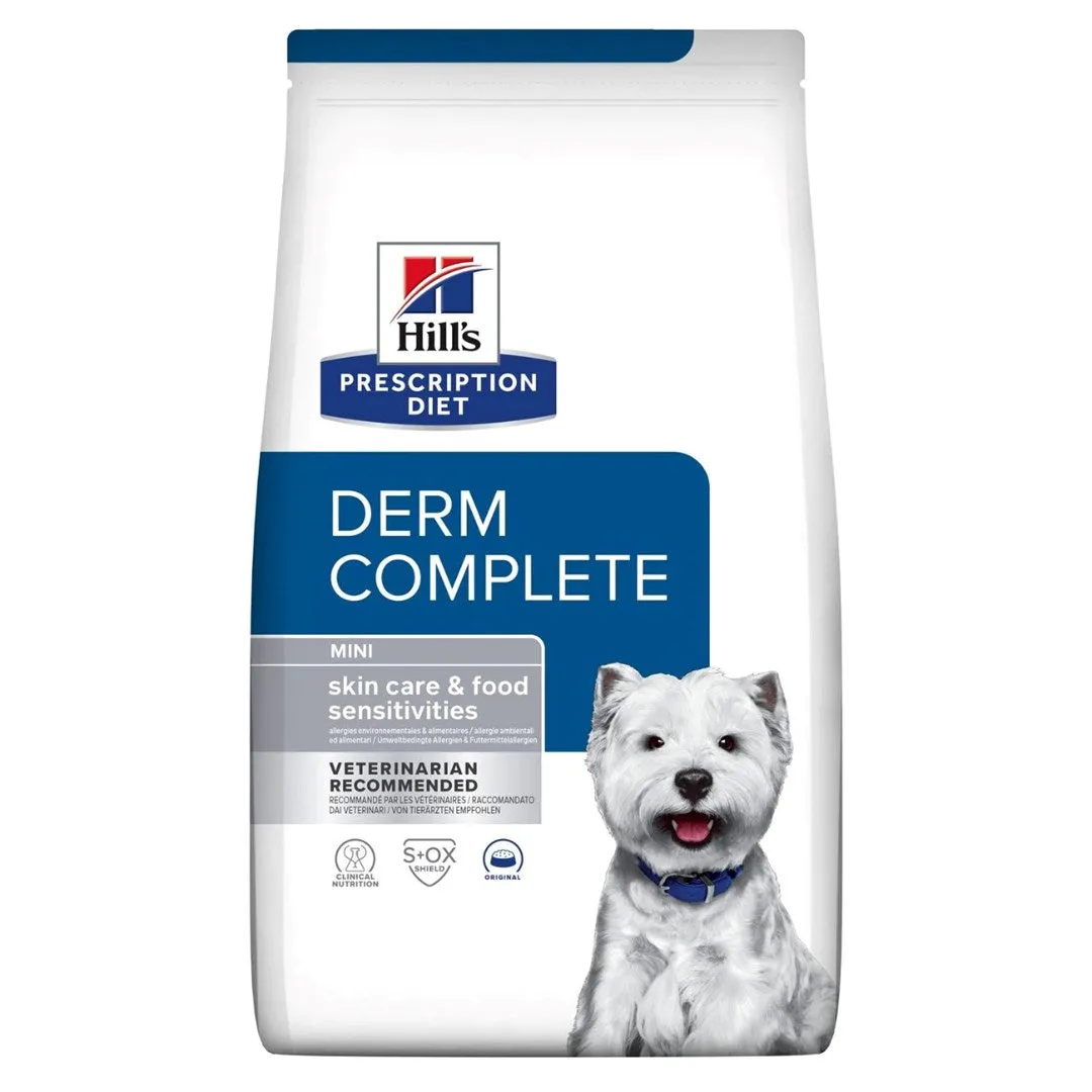 Hill's Prescription Diet Derm Complete Mini Canine - Dry Dog Food - 1 Kg