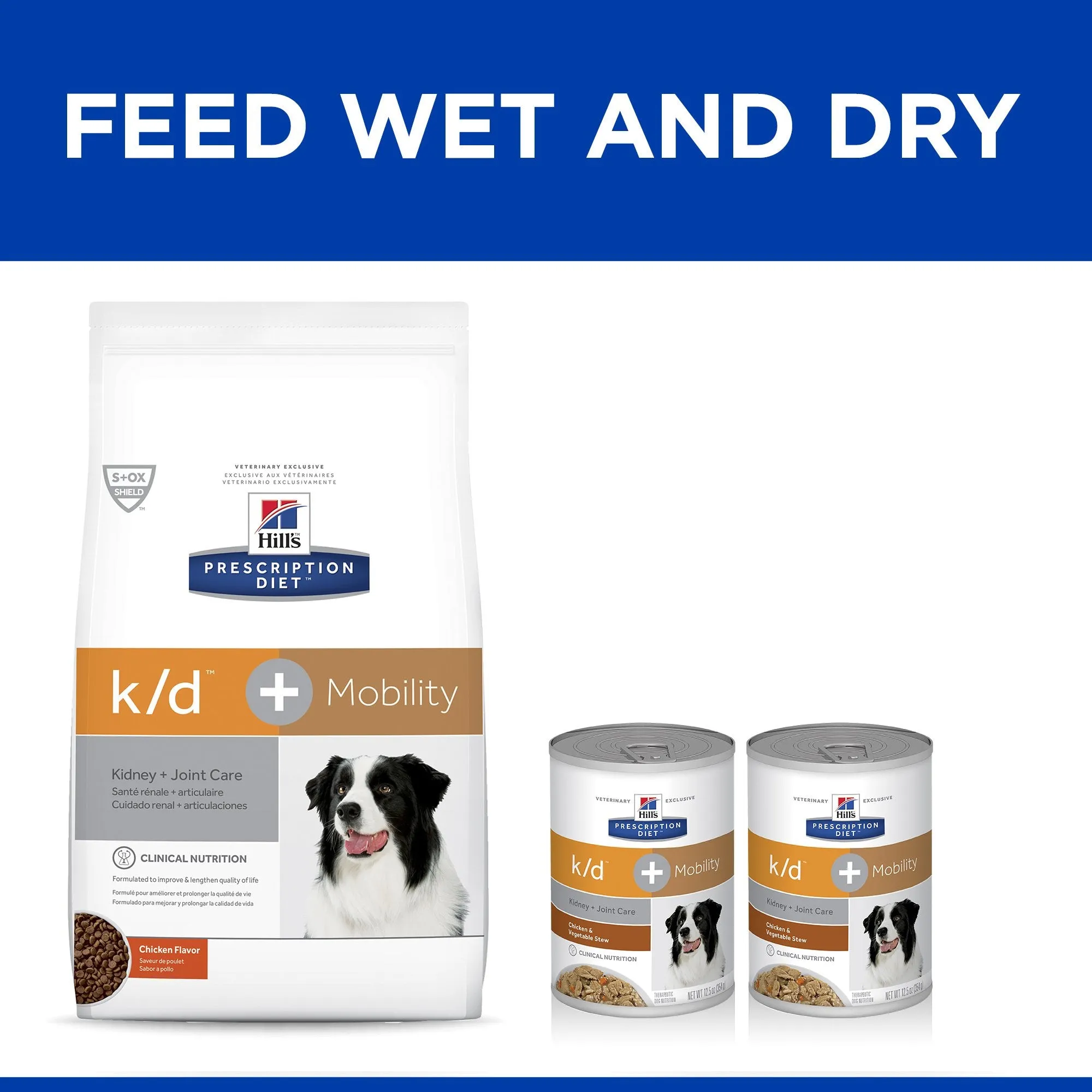 Hills Prescription Diet Dog k/d   Mobility Kidney and Joint Care Dry Food 8.48kg