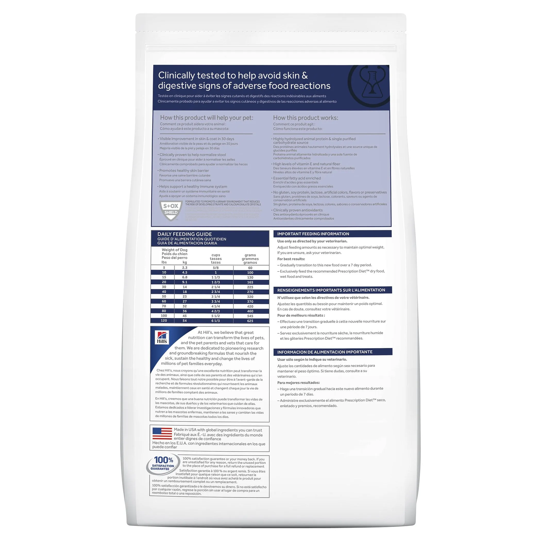 Hills Prescription Diet Dog z/d Skin/Food Sensitivities Dry Food 11.3kg