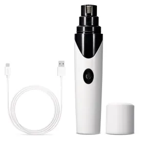 HTPS Rechargeable Low Noise & Low Vibration Dog & Cat Nail Grinder