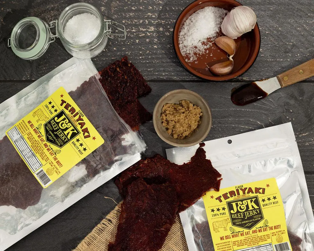 J&K Beef Jerky - Teriyaki Flavor