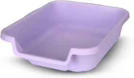 Kitty Go Here Small Size, Storybook Lavender Color, Durable & Pet Safe Kitty Litter Box, Low 3" Entry and Lots More Room for Your Cats Comfort, Made in USA