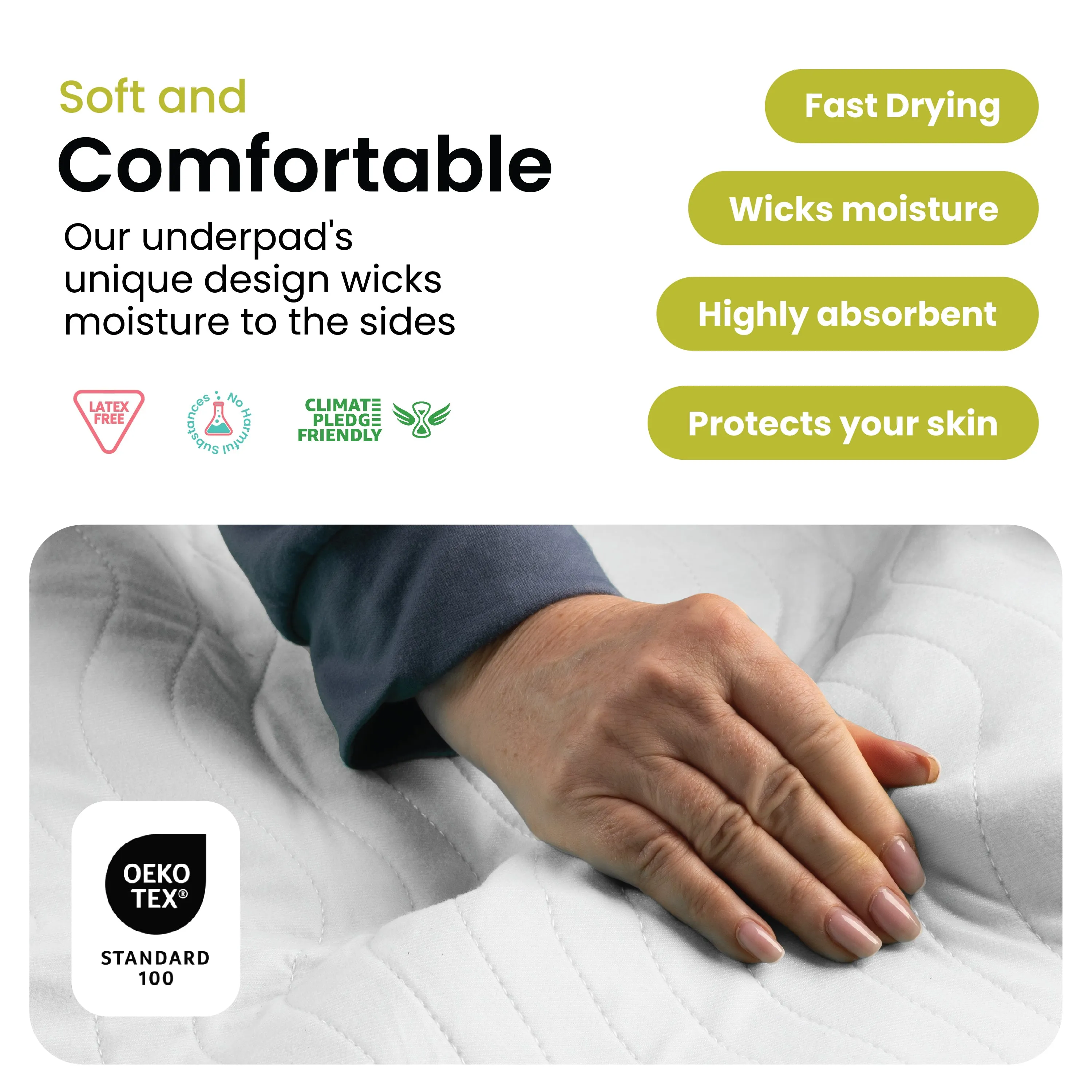 Medium - 34"x36" Washable Underpads