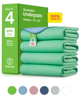 Medium - 34"x36" Washable Underpads