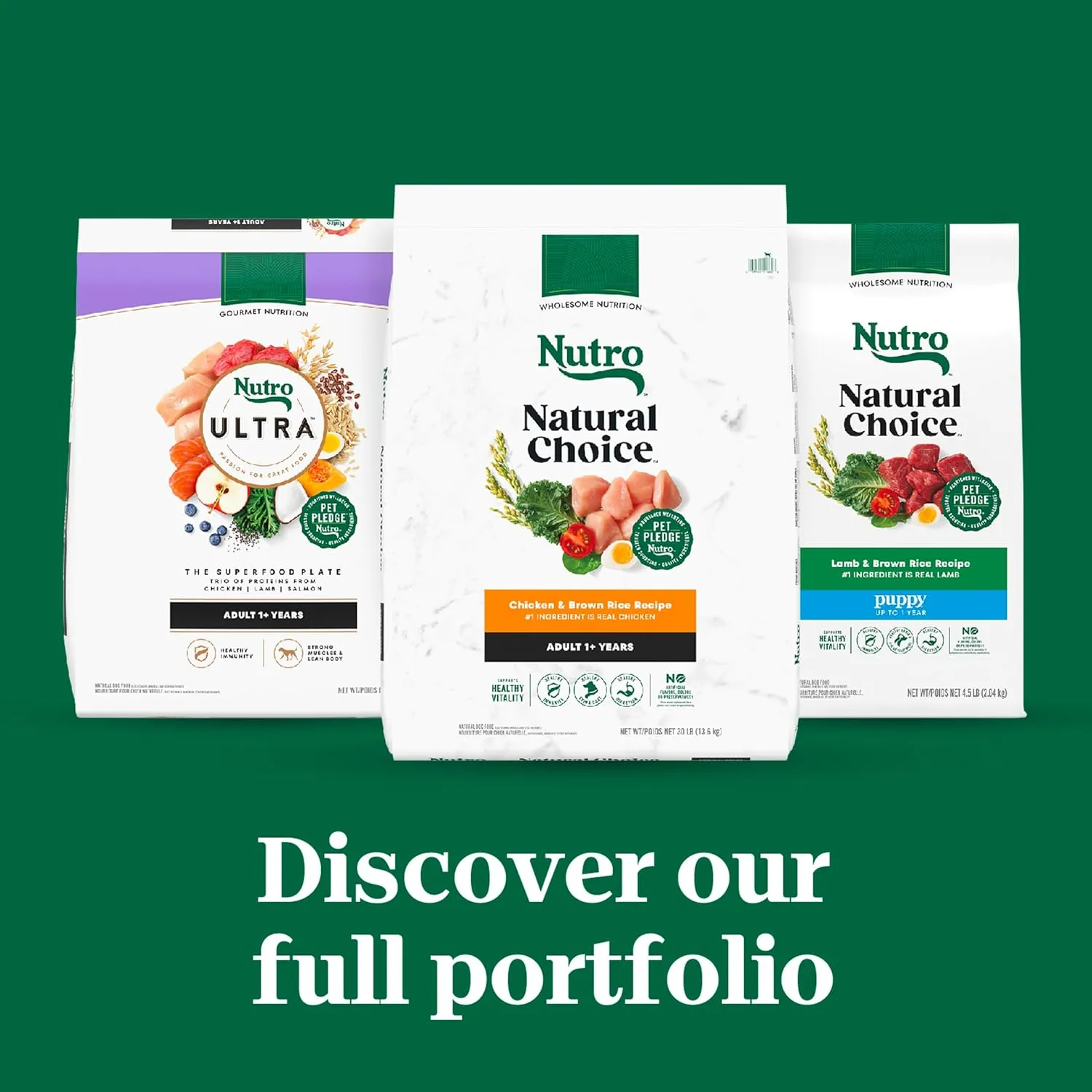 Nutro Natural Choice Adult Dry Dog Food, Beef and Brown Rice Recipe, 45 lbs.