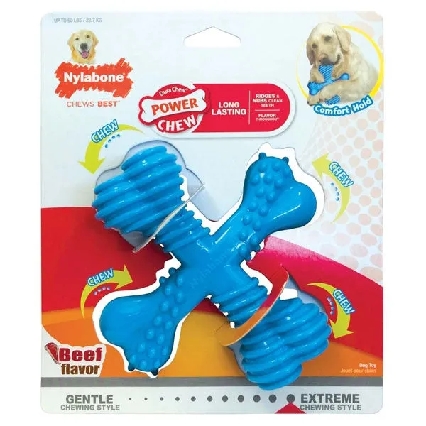 Nylabone DuraChew X Bone Beef Flavored Dog Toy