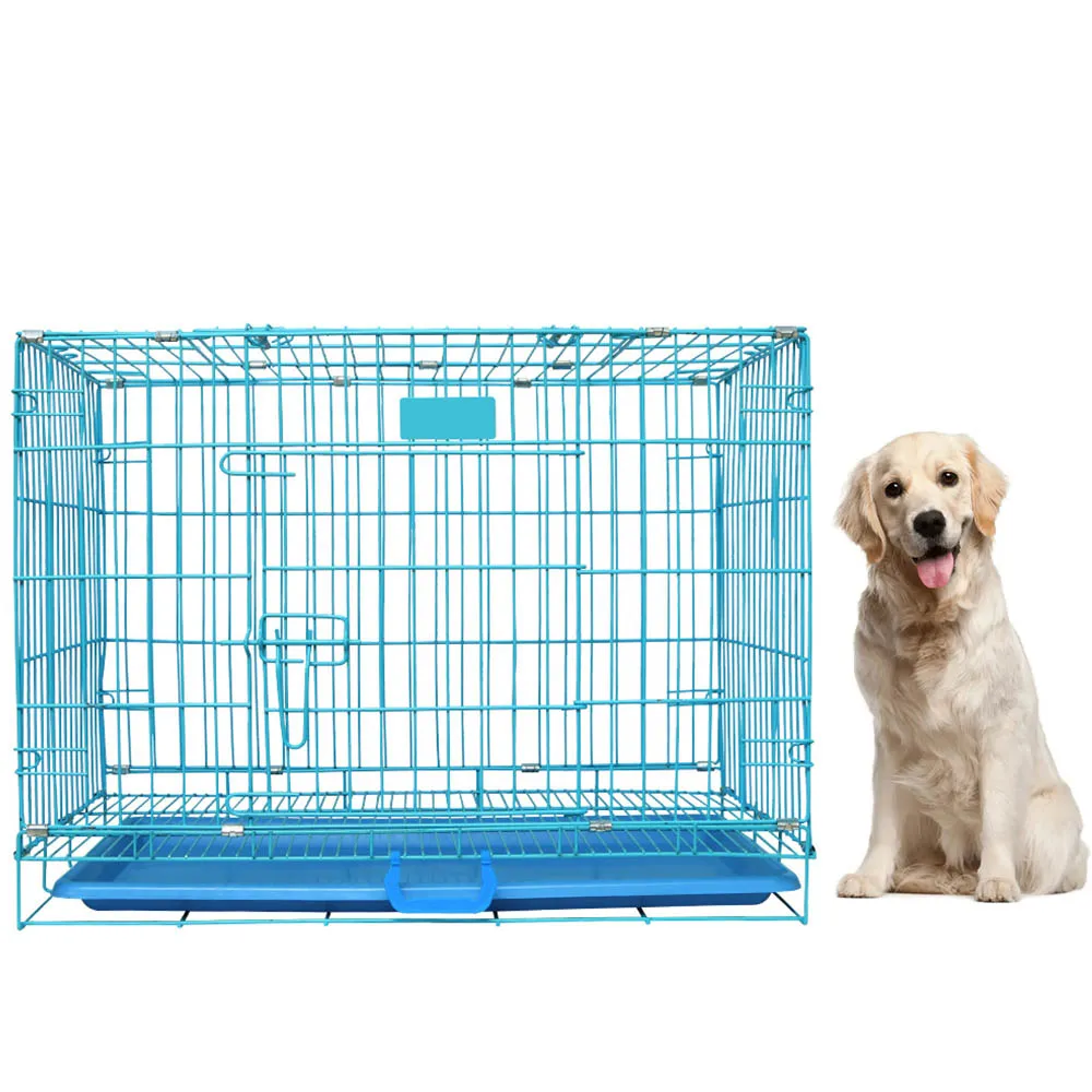 PAWS ASIA Manufacturers Cheap Metal Wire Foldable Heavy Duty Pet Kennel Dog Cage For Large Dog