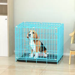 PAWS ASIA Wholesale High Quality Foldable Stackable Heavy Duty Large Dog Cage Metal Kennels With Plastic Tray