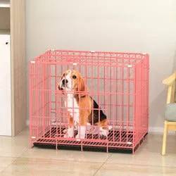 PAWS ASIA Wholesale High Quality Foldable Stackable Heavy Duty Large Dog Cage Metal Kennels With Plastic Tray