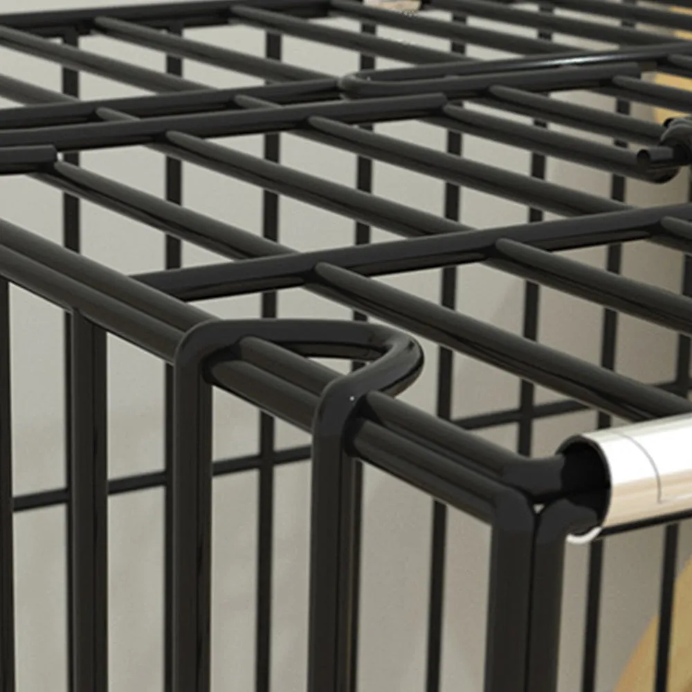 PAWS ASIA Wholesale High Quality Foldable Stackable Heavy Duty Large Dog Cage Metal Kennels With Plastic Tray