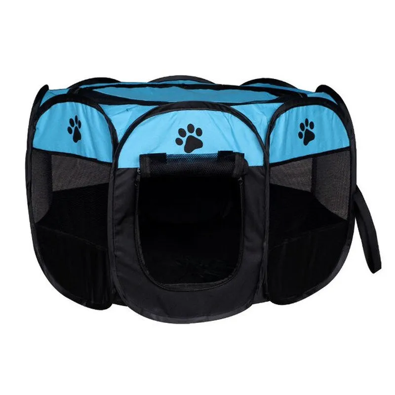 Pet Tent Portable Dog House Folding Pet Cage Indoor Cat Tent Puppy Kennel House for Large Dogs Cat Rabbits Outdoor Pet Playpen