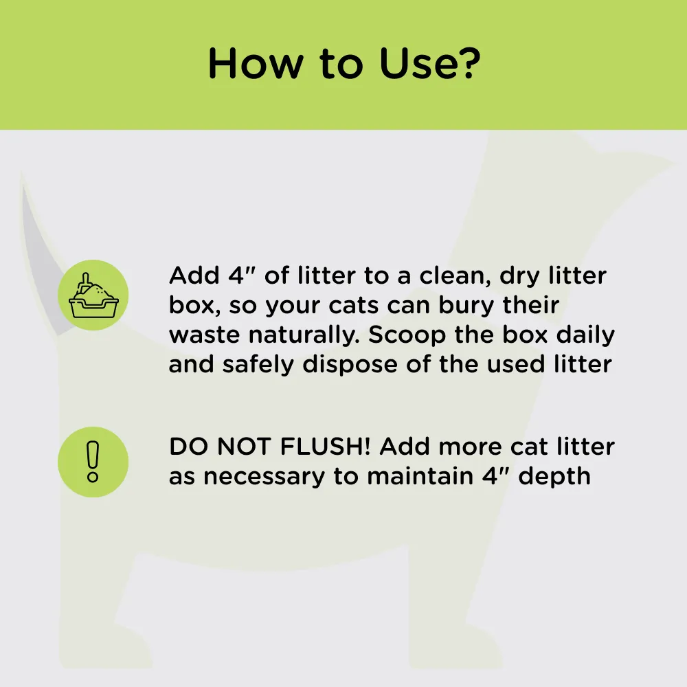 Petcrux Lemon Scented Eco Clumping Cat Litter