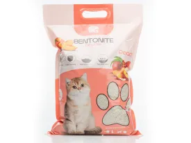 Pets Bentonite Cat Litter with Peach Scent  5L/4kg
