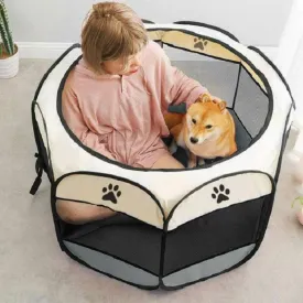 Portable and Foldable Octagonal Dog Tent