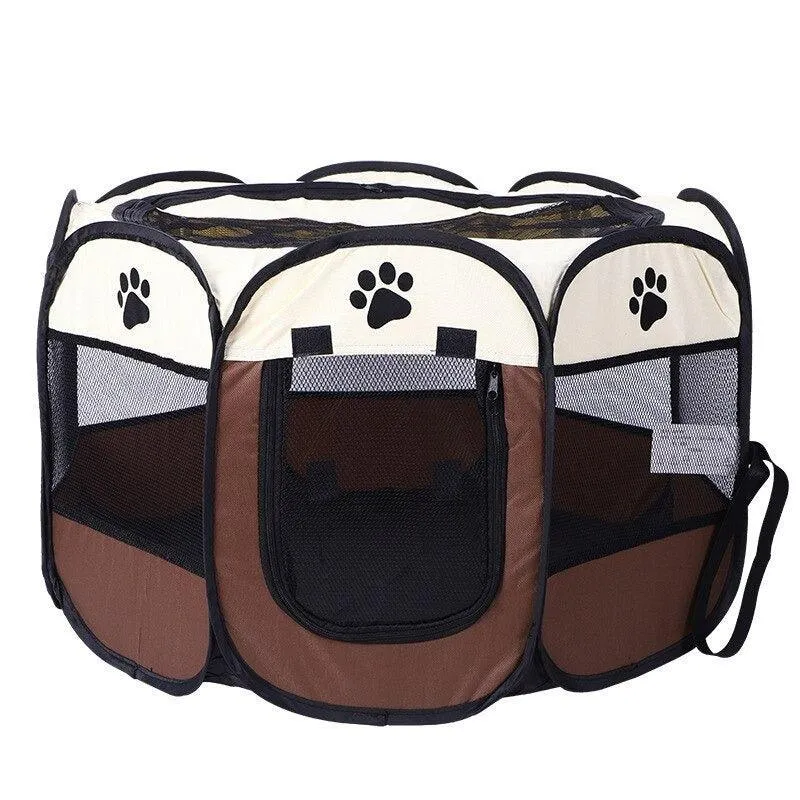 Portable and Foldable Octagonal Dog Tent