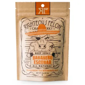 RIGHTEOUS FELON HABANERO ESCOBAR BEEF JERKY