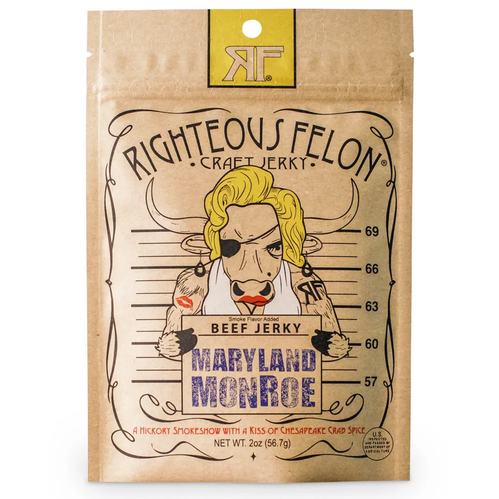 RIGHTEOUS FELON MARYLAND MONROE BEEF JERKY