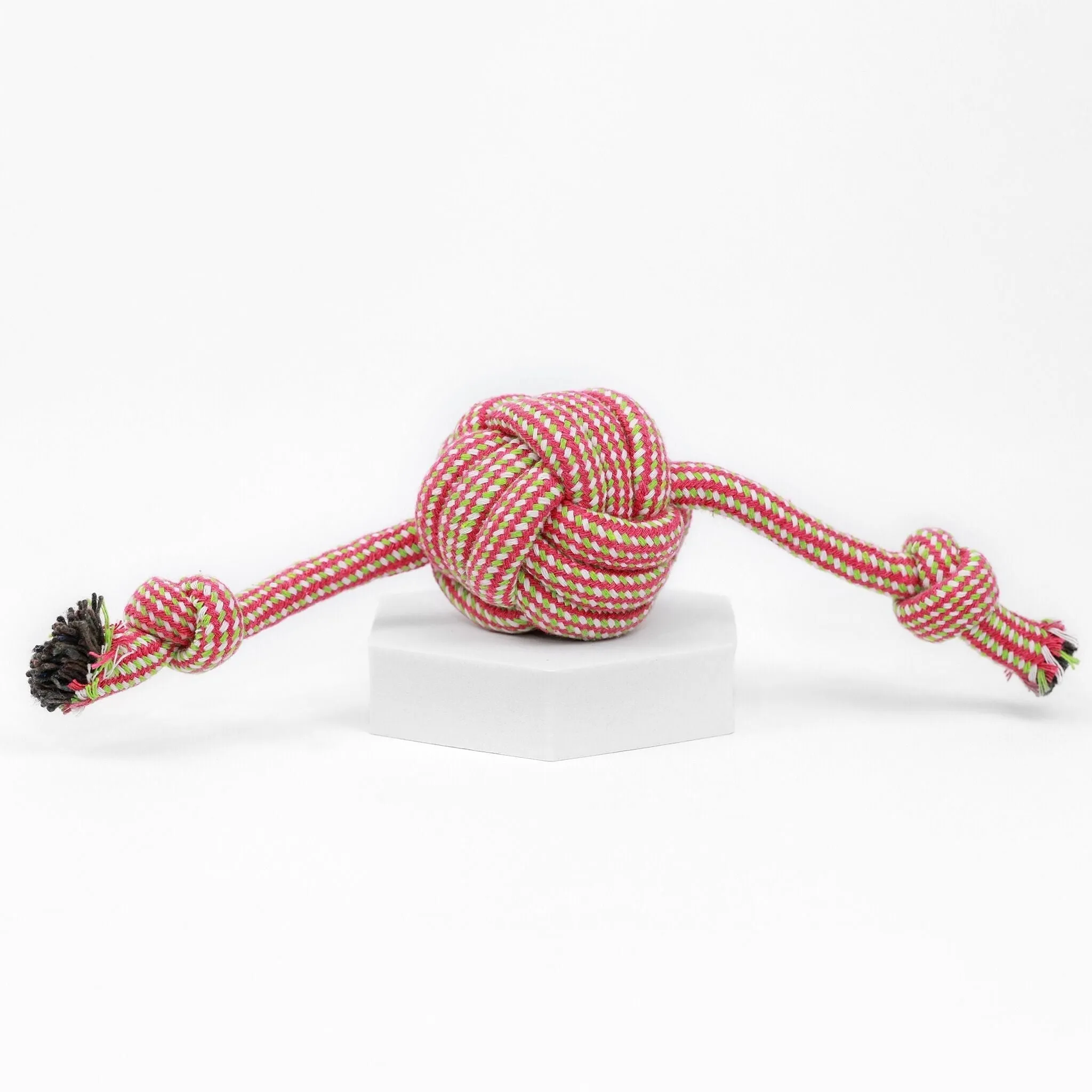 Rose Red Rope TUG TOY - Large