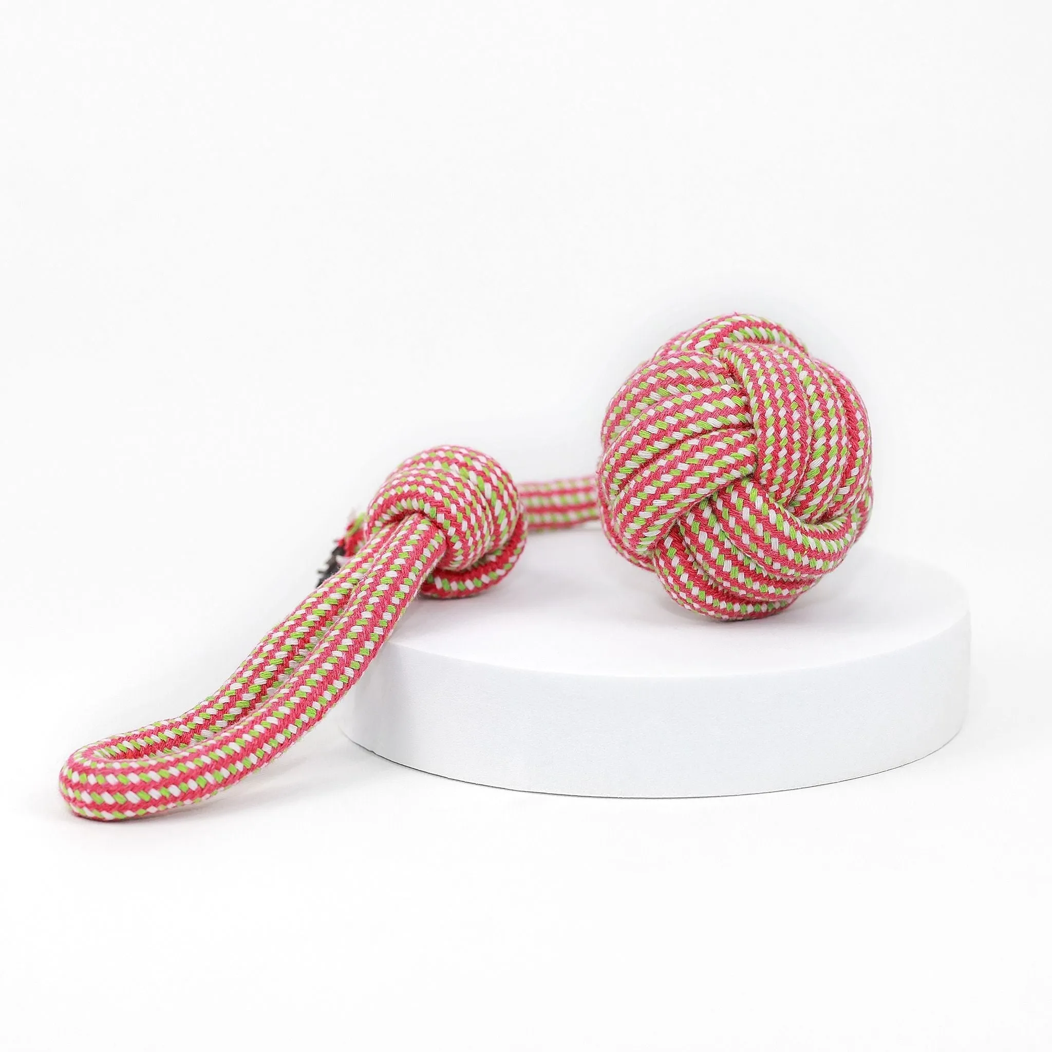 Rose Red Rope TUG TOY - Large
