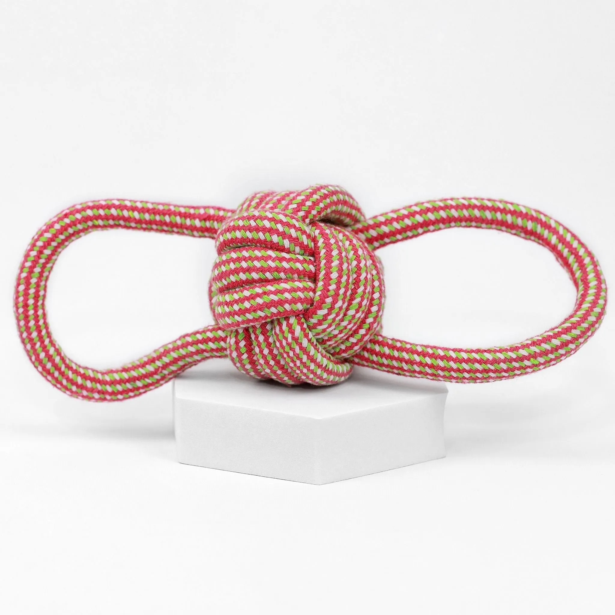 Rose Red Rope TUG TOY - Large