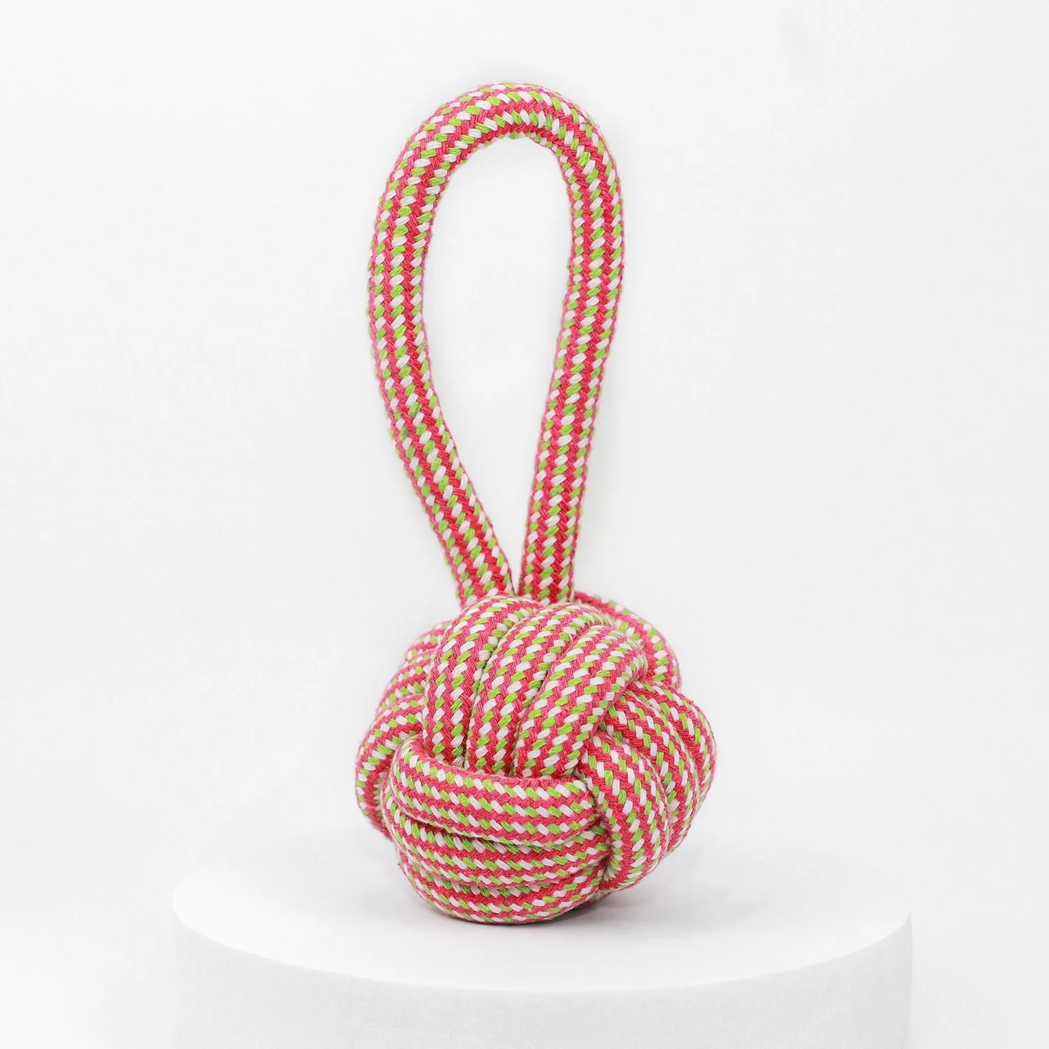Rose Red Rope TUG TOY - Large