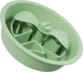 Slow Feeder Dog Bowls for Large Breed, 2.5 Cups Engagement Food Puzzle Bowl with Spinning Slow Feeder Insert, Non-Slip Base, Fits for Raised Stand, Hard Maze Design for Medium and Large Dogs