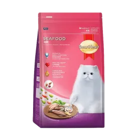 SmartHeart Adult Cat Dry Food Seafood - 3Kg (Adult)