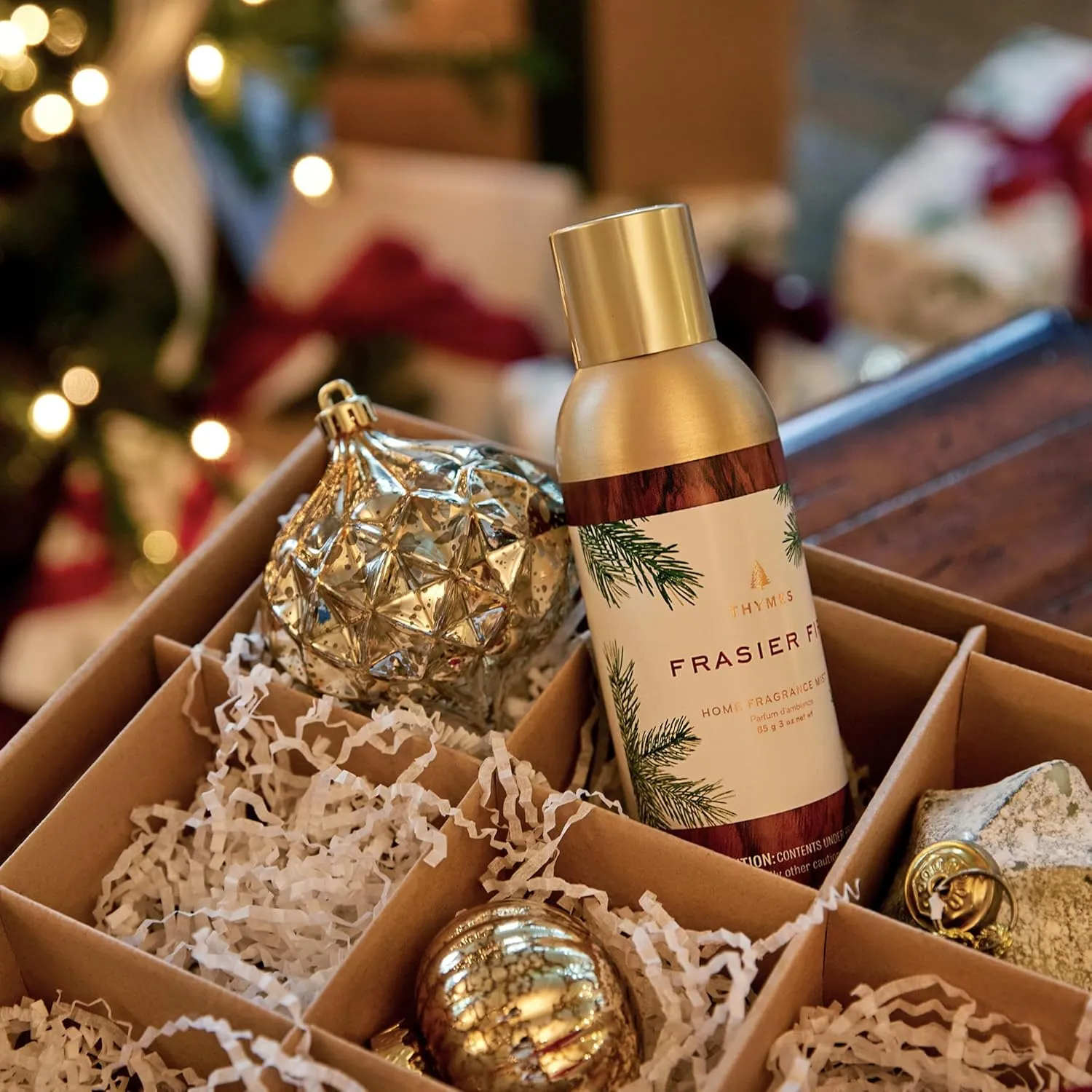 Thymes Home Fragrance Mist  Room Air Fresheners for Home Long Lasting  Air Freshener Spray  Pine Room Spray with Notes of Crisp Siberian Fir Needles, Cedarwood & Sandalwood (Frasier Fir, 3 oz)