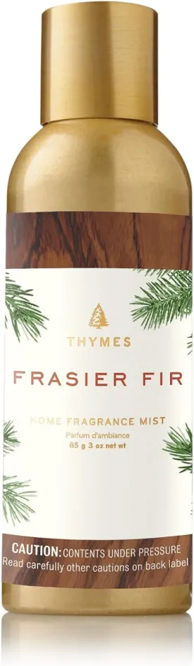 Thymes Home Fragrance Mist  Room Air Fresheners for Home Long Lasting  Air Freshener Spray  Pine Room Spray with Notes of Crisp Siberian Fir Needles, Cedarwood & Sandalwood (Frasier Fir, 3 oz)
