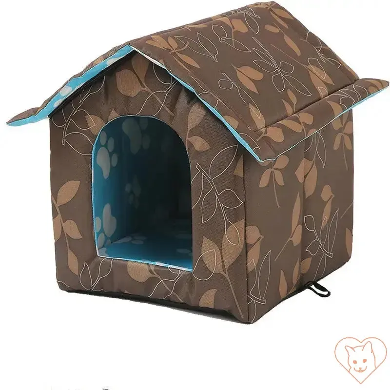 Waterproof Outdoor Cat House - Rainproof Pet Shelter