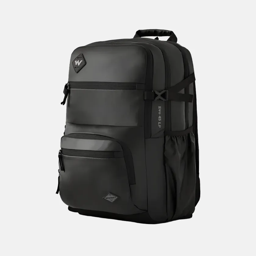 Wildcraft Evo 45 Laptop Backpack Large 45 L -Coated Black