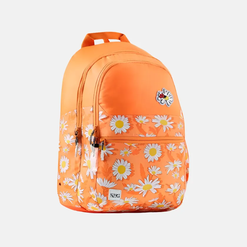 Wildcraft Wiki Girl 3 Backpack Large 31 L -Blossom Pastel/Daisy Orange