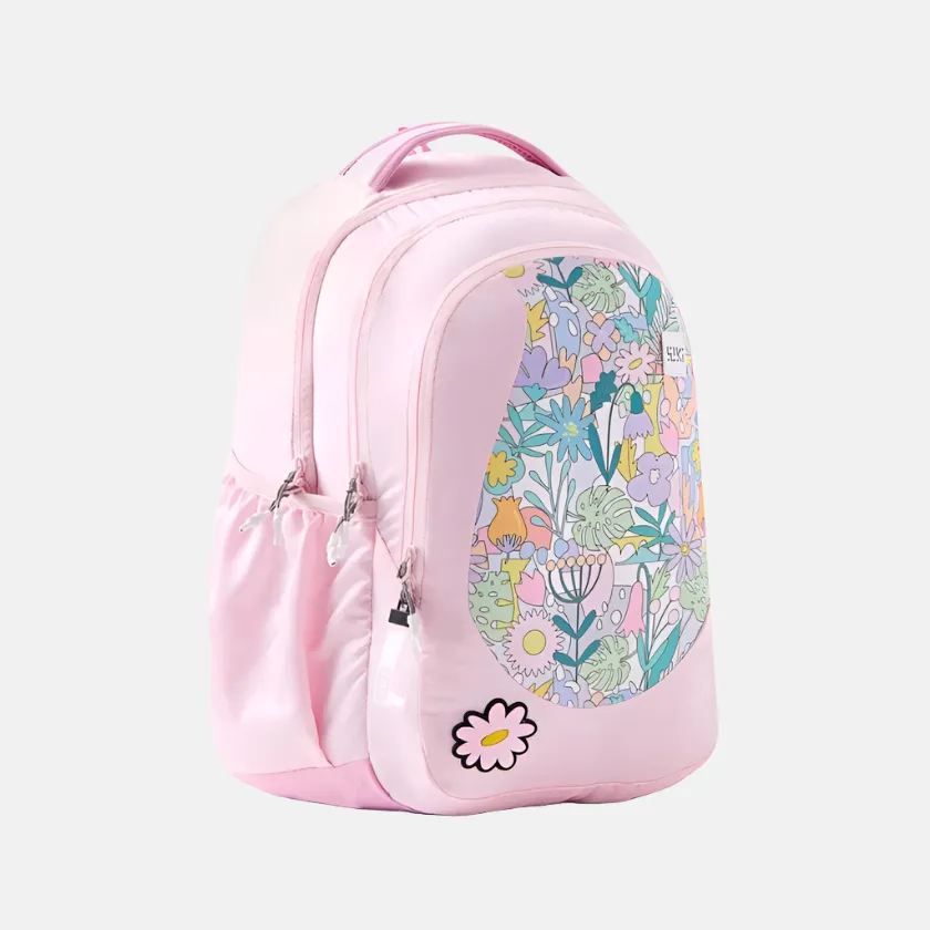 Wildcraft Wiki Girl 3 Backpack Large 31 L -Blossom Pastel/Daisy Orange
